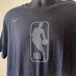 Gray NBA logo Nike T-shirt
